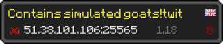 Userbar 320x64 in minecraft style for 51.38.101.106:25565