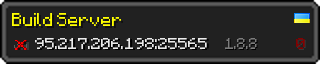 Userbar 320x64 in minecraft style for 95.217.206.198:25565