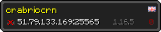 Юзербар 320x64 у стилі майнкрафт для сервера 51.79.133.169:25565