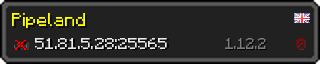 Userbar 320x64 in minecraft style for 51.81.5.28:25565