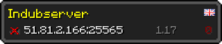 Userbar 320x64 in minecraft style for 51.81.2.166:25565