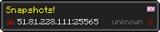 Userbar 320x64 in Minecraft-Stil für den Server 51.81.228.111:25565