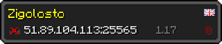 Userbar 320x64 in Minecraft-Stil für den Server 51.89.104.113:25565