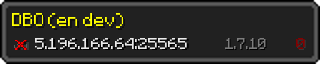 Userbar 320x64 in Minecraft-Stil für den Server 5.196.166.64:25565