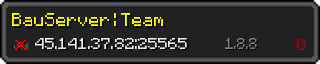 Userbar 320x64 in minecraft style for 45.141.37.82:25565