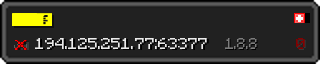 Userbar 320x64 in minecraft style for 194.125.251.77:63377