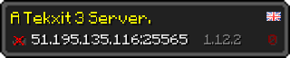 Userbar 320x64 in minecraft style for 51.195.135.116:25565