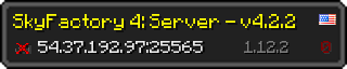 Userbar 320x64 in minecraft style for 54.37.192.97:25565