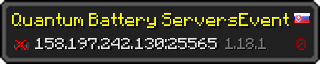 Userbar 320x64 in Minecraft-Stil für den Server 158.197.242.130:25565