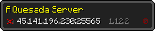 Userbar 320x64 in minecraft style for 45.141.196.230:25565