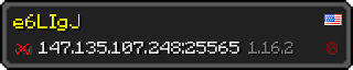 Userbar 320x64 in Minecraft-Stil für den Server 147.135.107.248:25565