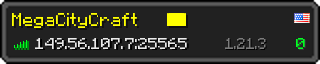 Userbar 320x64 in minecraft style for 149.56.107.7:25565