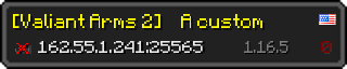 Userbar 320x64 in Minecraft-Stil für den Server 162.55.1.241:25565