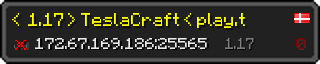 Userbar 320x64 in minecraft style for 172.67.169.186:25565