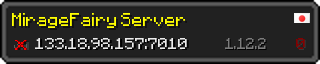 Userbar 320x64 in minecraft style for 133.18.98.157:7010