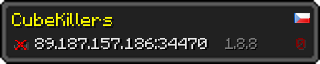 Userbar 320x64 in Minecraft-Stil für den Server 89.187.157.186:34470