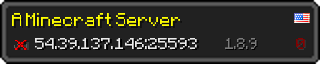 Userbar 320x64 in minecraft style for 54.39.137.146:25593