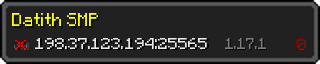 Userbar 320x64 in minecraft style for 198.37.123.194:25565