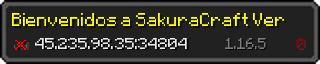 Userbar 320x64 in minecraft style for 45.235.98.35:34804