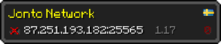 Userbar 320x64 in Minecraft-Stil für den Server 87.251.193.182:25565
