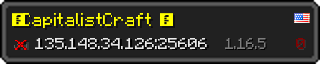 Юзербар 320x64 у стилі майнкрафт для сервера 135.148.34.126:25606