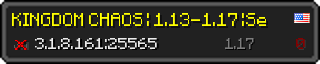 Userbar 320x64 in minecraft style for 3.1.8.161:25565