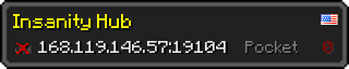 Userbar 320x64 in minecraft style for 168.119.146.57:19104