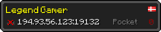 Userbar 320x64 in Minecraft-Stil für den Server 194.93.56.123:19132