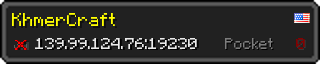 Юзербар 320x64 у стилі майнкрафт для сервера 139.99.124.76:19230
