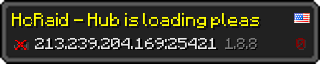 Userbar 320x64 in minecraft style for 213.239.204.169:25421
