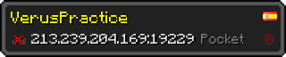 Userbar 320x64 in minecraft style for 213.239.204.169:19229