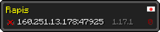 Юзербар 320x64 у стилі майнкрафт для сервера 160.251.13.178:47925