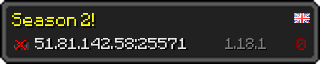 Userbar 320x64 in Minecraft-Stil für den Server 51.81.142.58:25571