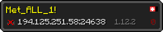 Userbar 320x64 in minecraft style for 194.125.251.58:24638