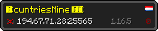 Userbar 320x64 in minecraft style for 194.67.71.28:25565