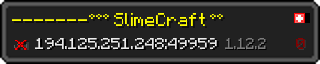 Userbar 320x64 in minecraft style for 194.125.251.248:49959