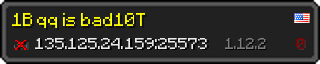 Userbar 320x64 in minecraft style for 135.125.24.159:25573