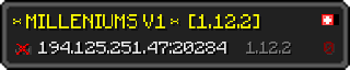 Userbar 320x64 in minecraft style for 194.125.251.47:20284