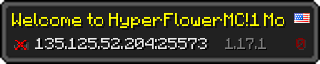 Userbar 320x64 in Minecraft-Stil für den Server 135.125.52.204:25573