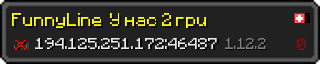 Userbar 320x64 in minecraft style for 194.125.251.172:46487