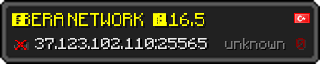 Userbar 320x64 in Minecraft-Stil für den Server 37.123.102.110:25565