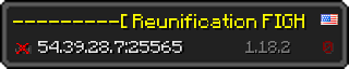 Userbar 320x64 in Minecraft-Stil für den Server 54.39.28.7:25565