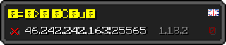 Userbar 320x64 in minecraft style for 46.242.242.163:25565