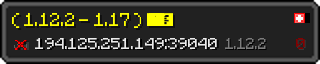 Userbar 320x64 in minecraft style for 194.125.251.149:39040