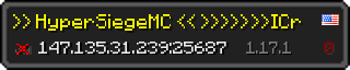 Userbar 320x64 in Minecraft-Stil für den Server 147.135.31.239:25687