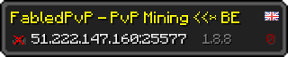 Userbar 320x64 in minecraft style for 51.222.147.160:25577