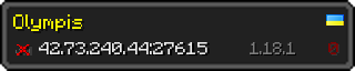 Userbar 320x64 in minecraft style for 42.73.240.44:27615