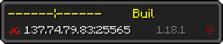 Userbar 320x64 in minecraft style for 137.74.79.83:25565