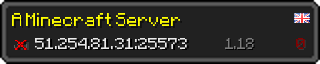 Userbar 320x64 in minecraft style for 51.254.81.31:25573