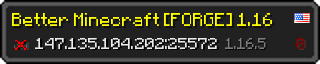 Userbar 320x64 in minecraft style for 147.135.104.202:25572